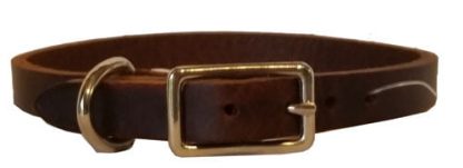 Collier en Cuir pour chien, Buffalo Brun Foncé