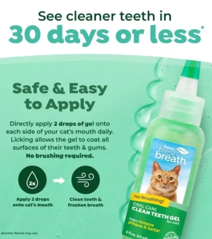 pate-a-dent-pour-chat-tropiclean-menthe-dentaire-pour-animaux