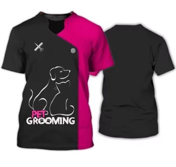T-shirt de toilettage, Pet grooming