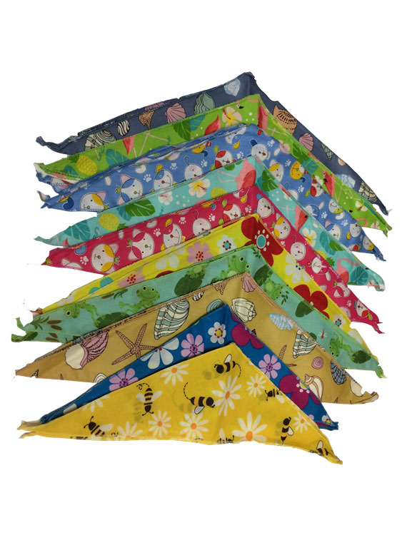 Bandanas ou foulards Cozymo, motif de printemps été